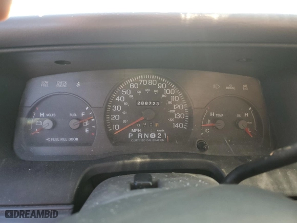 1998 Ford Crown Victoria Police Pkg with VIN 2FAFP71W5WX174213, listed as a Copart auction lot 87191094 with 288,723 mi miles and Salvage Title. Bid and sale history available at carsss.com. Image 9.