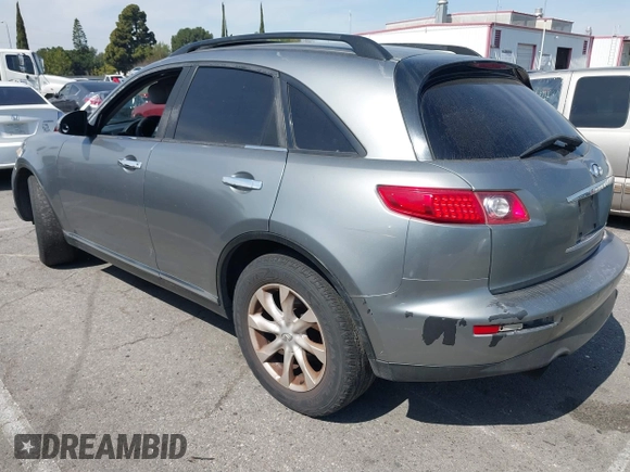 2006 Infiniti FX with VIN JNRAS08U06X100766, listed as a IAAI auction lot 41758147 with 191,414 mi miles. Bid and sale history available at carsss.com. Image 3.