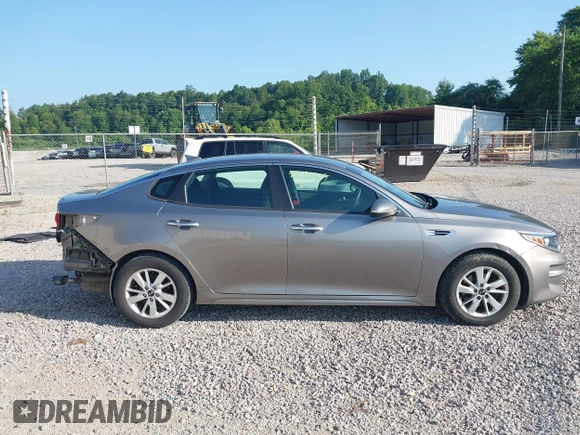2018 Kia Optima LX with VIN 5XXGT4L38JG228590, listed as a IAAI auction lot 42557115 with 87,611 mi miles and . Bid and sale history available at DreamBid. Image 14.