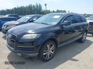 2013 Audi Q7 Premium Plus with VIN WA1LGAFE7DD000152, listed as a IAAI auction lot 42520904 with 137,516 mi miles and . Bid and sale history available at DreamBid. Image 2.