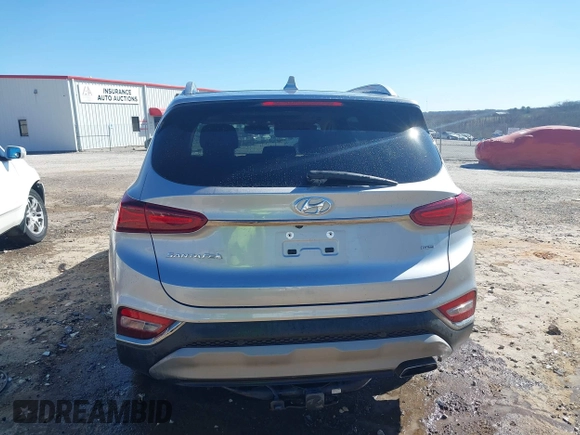 2020 Hyundai Santa Fe Limited with VIN 5NMS5CAD6LH304340, listed as a IAAI auction lot 41796115 with 56,989 mi miles. Bid and sale history available at carsss.com. Image 16.