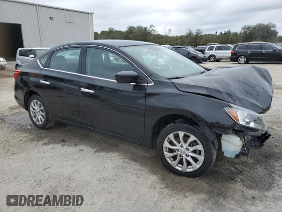 2018 Nissan Sentra SV with VIN 3N1AB7AP5JY289339, listed as a Copart auction lot 43623725 with 84,516 mi miles and Salvage Title. Bid and sale history available at DreamBid. Image 4.
