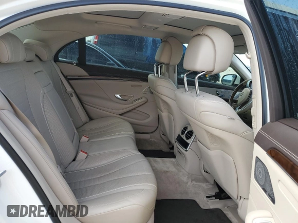 2017 Mercedes-Benz S 550 with VIN WDDUG8FB8HA331053, listed as a Copart auction lot 41588304 with 46,318 mi miles and Salvage Title. Bid and sale history available at carsss.com. Image 10.