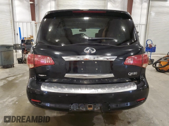 2015 Infiniti QX80 with VIN JN8AZ2NF2F9571484, listed as a Copart auction lot 64143665 with 179,746 mi miles and Salvage title. Bid and sale history available at DreamBid. Image 6.