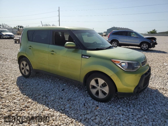2015 Kia Soul with VIN KNDJN2A23F7799337, listed as a Copart auction lot 52396675 with 0 mi miles and Salvage Title. Bid and sale history available at carsss.com. Image 4.