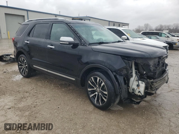 2016 Ford Explorer Platinum with VIN 1FM5K8HT9GGC86327, listed as a Copart auction lot 49594305 with 285,992 mi miles and Salvage Title. Bid and sale history available at DreamBid. Image 4.