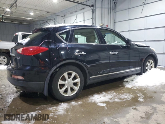 2008 Infiniti EX Journey with VIN JNKAJ09F08M355620, listed as a Copart auction lot 44428505 with 143,926 mi miles and Salvage title. Bid and sale history available at DreamBid. Image 3.