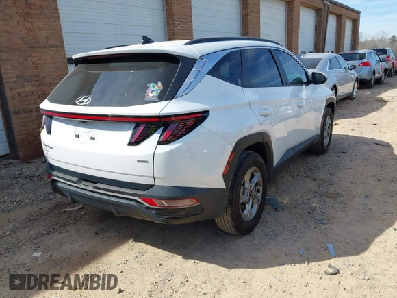2023 Hyundai Tucson SEL with VIN 5NMJBCAE2PH190887, listed as a IAAI auction lot 41800623 with 32,187 mi miles and . Bid and sale history available at DreamBid. Image 4.