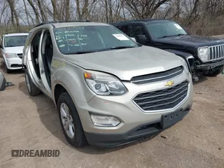 2016 Chevrolet Equinox LT with VIN 2GNALCEK4G1119523, listed as a IAAI auction lot 41887073 with 110,432 mi miles. Bid and sale history available at carsss.com. Image 1.
