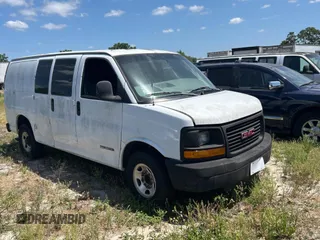 2003 GMC Savana Cargo with VIN 1GTHG35U431113170, listed as a Copart auction lot 55530405 with 293,807 mi miles and Clean Title. Bid and sale history available at carsss.com. Image 1.