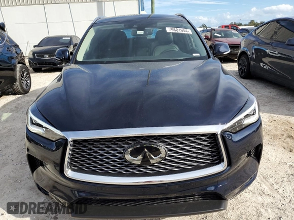 2021 Infiniti QX50 SENSORY with VIN 3PCAJ5CB3MF120474, listed as a Copart auction lot 79601944 with 17,395 mi miles and Salvage Title. Bid and sale history available at carsss.com. Image 5.