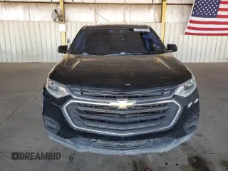 2018 Chevrolet Traverse LS z VIN 1GNERFKW5JJ132772, wystawiony jako Copart lot #57507055 z przebiegiem 121 717 mil mil oraz Czysty tytuł • Clean title. Historia ofert i sprzedaży dostępna na DreamBid. Obrazek 5.