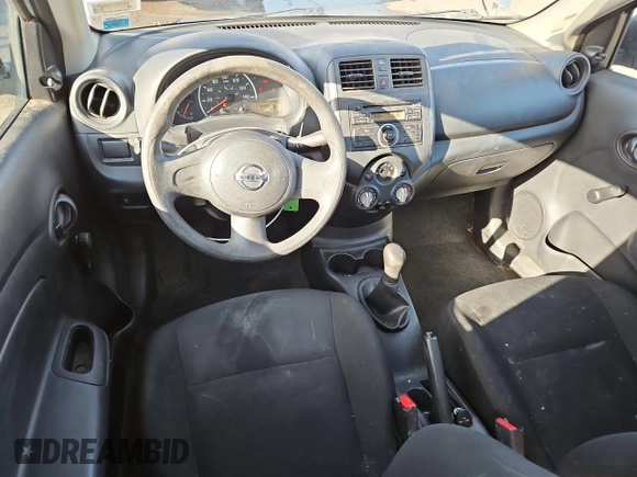 2014 Nissan Versa SV with VIN 3N1CN7AP5EL841182, listed as a Copart auction lot 52396185 with 118,460 mi miles and Salvage Title. Bid and sale history available at DreamBid. Image 8.