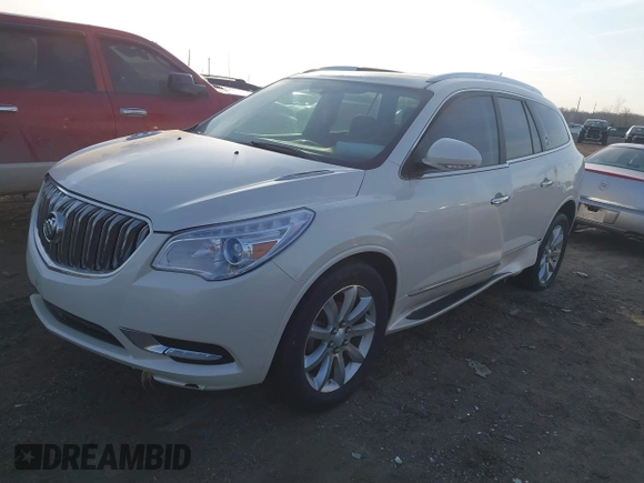 2014 Buick Enclave Leather with VIN 5GAKVBKD5EJ170931, listed as a IAAI auction lot 41797367 with 65,200 mi miles and . Bid and sale history available at DreamBid. Image 2.