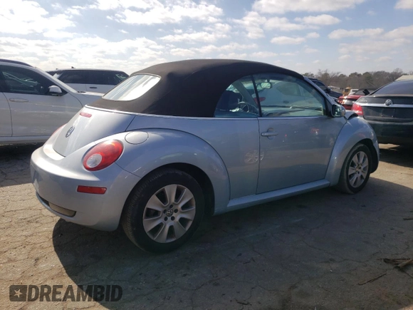 2009 Volkswagen Beetle S with VIN 3VWRF31Y09M402197, listed as a Copart auction lot 43861405 with 59,644 mi miles and Salvage title. Bid and sale history available at DreamBid. Image 3.