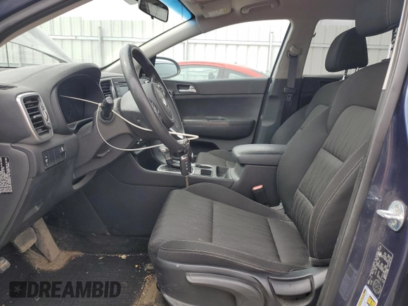 2017 Kia Sportage LX with VIN KNDPM3AC4H7213422, listed as a Copart auction lot 53560945 with 111,822 mi miles and Salvage Title. Bid and sale history available at carsss.com. Image 7.