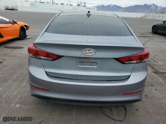 2017 Hyundai Elantra SE with VIN 5NPD84LF9HH042098, listed as a Copart auction lot 86023534 with 0 mi miles and Salvage Title. Bid and sale history available at carsss.com. Image 6.