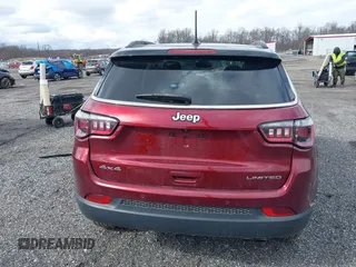 2021 Jeep Compass Limited with VIN 3C4NJDCB3MT601337, listed as a IAAI auction lot 41808321 with 38,209 mi miles and . Bid and sale history available at DreamBid. Image 16.