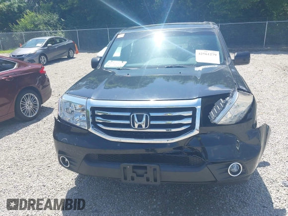 2013 Honda Pilot EX-L with VIN 5FNYF4H69DB024242, listed as a IAAI auction lot 42561279 with 205,611 mi miles and . Bid and sale history available at DreamBid. Image 6.