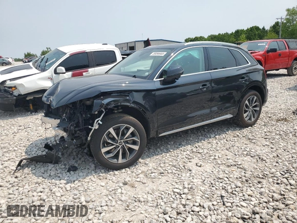 2021 Audi Q5 Premium with VIN WA1AAAFY6M2034114, listed as a Copart auction lot 59096955 with 45,267 mi miles and Clean title. Bid and sale history available at DreamBid. Image 1.