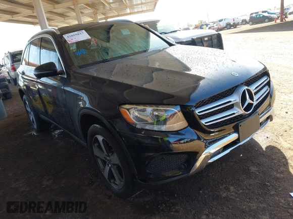 2018 Mercedes-Benz GLC 300 with VIN WDC0G4JB8JV019333, listed as a IAAI auction lot 42059817 with 110,499 mi miles and . Bid and sale history available at DreamBid. Image 1.
