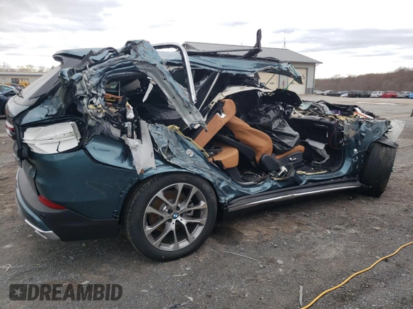 2025 BMW X5 xDrive40i with VIN 5UX23EU05S9X78749, listed as a Copart auction lot 48342605 with 0 mi miles and Salvage Title. Bid and sale history available at carsss.com. Image 3.