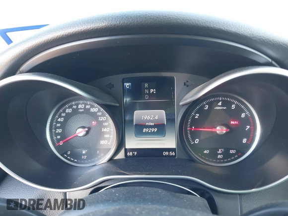 2017 Mercedes-Benz C 300 with VIN 55SWF4KB5HU208708, listed as a IAAI auction lot 41626360 with 89,299 mi miles and . Bid and sale history available at carsss.com. Image 7.