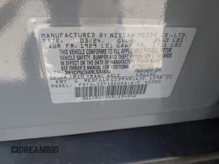2024 Nissan Kicks SV с VIN 3N1CP5CV4RL534540, выставлен на аукционе IAAI как лот 42283149 с пробегом 11 163 миль миль и . История ставок и продаж доступна на DreamBid. Изображение 9.