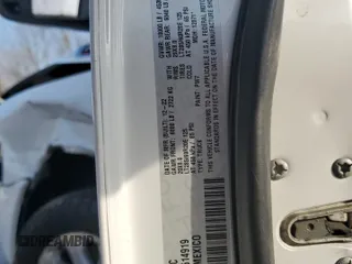 2023 Ram 2500 Laramie with VIN 3C6UR5FL2PG514919, listed as a Copart auction lot 44250605 with Not provided miles and Salvage title. Bid and sale history available at DreamBid. Image 12.