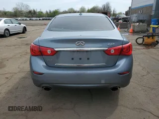 2015 Infiniti Q50 Premium with VIN JN1BV7AR6FM415683, listed as a Copart auction lot 54674435 with 167,553 mi miles and Salvage Title. Bid and sale history available at DreamBid. Image 6.