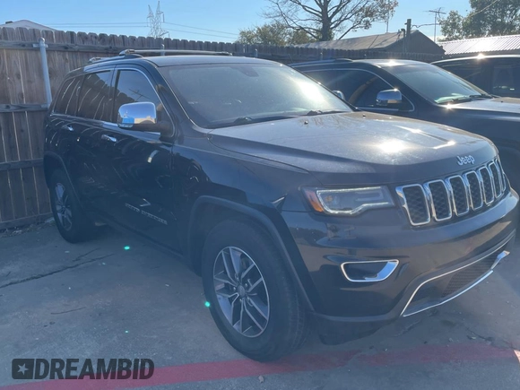 2017 Jeep Grand Cherokee Limited with VIN 1C4RJFBGXHC764210, listed as a Copart auction lot 84187054 with 179,762 mi miles and Clean title. Bid and sale history available at DreamBid. Image 1.