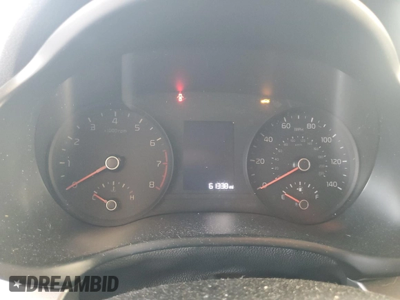 2020 Kia Rio LX with VIN 3KPA24AD8LE328401, listed as a Copart auction lot 73467223 with 61,338 mi miles and Salvage Title. Bid and sale history available at DreamBid. Image 9.