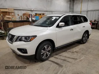 2017 Nissan Pathfinder SL with VIN 5N1DR2MM6HC684865, listed as a Copart auction lot 54180065 with 141,716 mi miles and Clean Title. Bid and sale history available at DreamBid. Image 1.