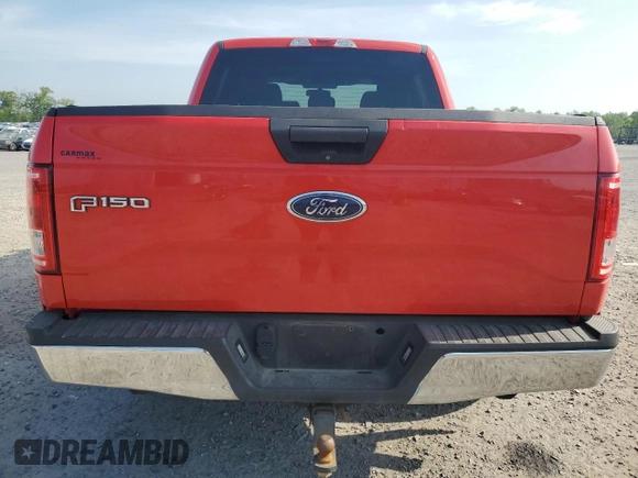 2015 Ford F-150 XLT with VIN 1FTEW1EP2FFC36347, listed as a Copart auction lot 52496645 with 111,860 mi miles and Salvage Title. Bid and sale history available at DreamBid. Image 6.