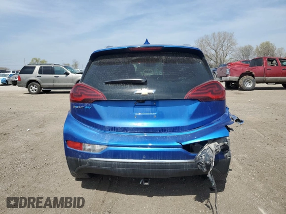 2018 Chevrolet Bolt EV Premier with VIN 1G1FX6S04J4138911, listed as a Copart auction lot 53292175 with 53,729 mi miles and Salvage title. Bid and sale history available at DreamBid. Image 6.