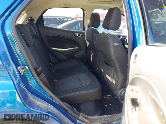 2018 Ford EcoSport SE with VIN MAJ3P1TEXJC240099, listed as a IAAI auction lot 41912970 with 92,940 mi miles. Bid and sale history available at carsss.com. Image 8.