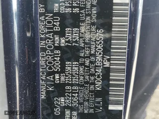 2022 Kia EV6 Light with VIN KNDC34LB9N5065576, listed as a Copart auction lot 70694694 with 18,546 mi miles and Non Repairable. Bid and sale history available at carsss.com. Image 13.