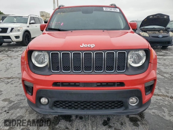 2020 Jeep Renegade Latitude with VIN ZACNJABB1LPL93994, listed as a Copart auction lot 59156105 with 101,904 mi miles and Salvage title. Bid and sale history available at DreamBid. Image 5.