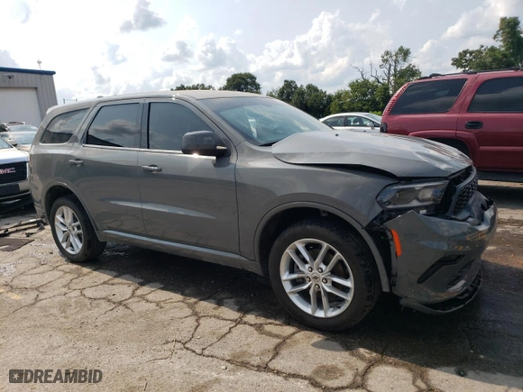 2022 Dodge Durango GT with VIN 1C4RDJDG7NC107304, listed as a Copart auction lot 63988544 with 56,471 mi miles and Salvage Title. Bid and sale history available at carsss.com. Image 4.