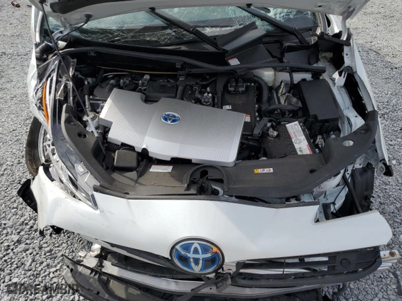 2022 Toyota Prius LE with VIN JTDL9MFU8N3032706, listed as a Copart auction lot 43924515 with 10,822 mi miles and Salvage Title. Bid and sale history available at carsss.com. Image 12.