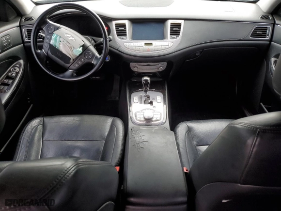 2013 Hyundai Genesis 5.0L R-Spec with VIN KMHGC4DH7DU219710, listed as a Copart auction lot 84150844 with 118,054 mi miles and Salvage Title. Bid and sale history available at carsss.com. Image 8.