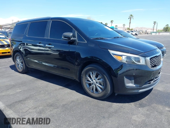 2017 Kia Sedona LX with VIN KNDMB5C17H6319935, listed as a IAAI auction lot 42025352 with 74,561 mi miles. Bid and sale history available at carsss.com. Image 13.