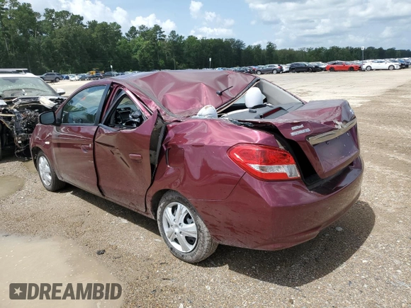 2017 Mitsubishi Mirage ES with VIN ML32F3FJXHH002525, listed as a Copart auction lot 64212885 with 131,107 mi miles and Salvage title. Bid and sale history available at DreamBid. Image 2.