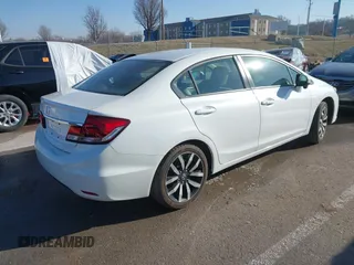 2015 Honda Civic Sedan EX-L with VIN 19XFB2F90FE252613, listed as a IAAI auction lot 41742895 with 88,778 mi miles. Bid and sale history available at carsss.com. Image 4.