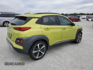 2019 Hyundai Kona Limited with VIN KM8K33A56KU339610, listed as a Copart auction lot 41700075 with 42,550 mi miles and Non Repairable. Bid and sale history available at carsss.com. Image 3.
