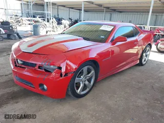 2012 Chevrolet Camaro 2LT with VIN 2G1FC1E37C9179375, listed as a IAAI auction lot 41670902 with 160,901 mi miles. Bid and sale history available at carsss.com. Image 2.
