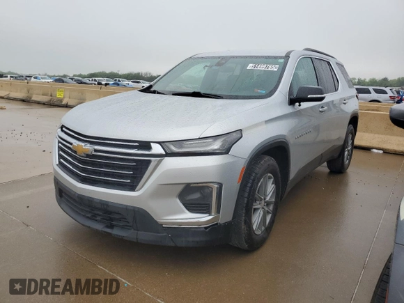 2022 Chevrolet Traverse LT Cloth with VIN 1GNEVMKW4NJ171794, listed as a Copart auction lot 51499765 with 396,683 mi miles and Clean Title. Bid and sale history available at carsss.com. Image 1.