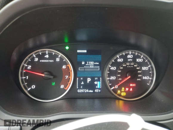 2023 Mitsubishi Eclipse Cross LE with VIN JA4ATVAA3PZ004561, listed as a Copart auction lot 48720605 with 29,724 mi miles and Salvage title. Bid and sale history available at DreamBid. Image 9.
