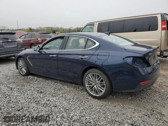 2021 Genesis G70 2.0T z VIN KMTG34LA5MU075357, wystawiony jako Copart lot #52603054 z przebiegiem 23 112 mil mil oraz Szkoda całkowita • Salvage title. Historia ofert i sprzedaży dostępna na DreamBid. Obrazek 2.