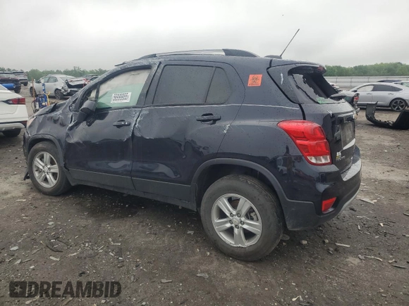 2022 Chevrolet Trax LT z VIN KL7CJPSM9NB548252, wystawiony jako Copart lot #56999955 z przebiegiem Nie podano mil oraz Szkoda całkowita • Salvage title. Historia ofert i sprzedaży dostępna na DreamBid. Obrazek 2.